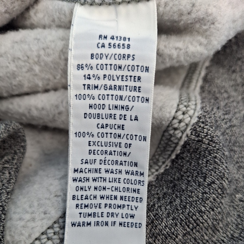Polo Ralph Lauren Thick Zip Up Hoodie Mens XL Jacket Gray Waffle Knit Hood - Picture 8 of 16